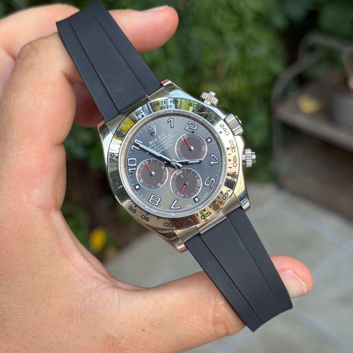 daytona_oysterflex_black_strap