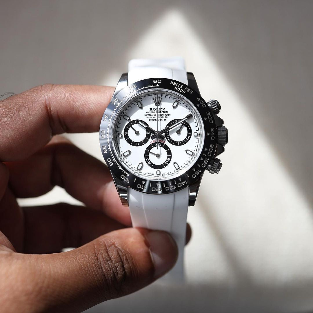 FKM Vulcanized Rubber Straps for Rolex Deployant Buckle | Tempomat