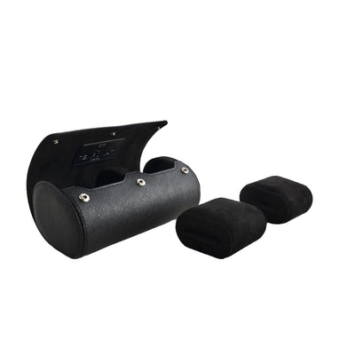 2 piece saffiano leather watch roll