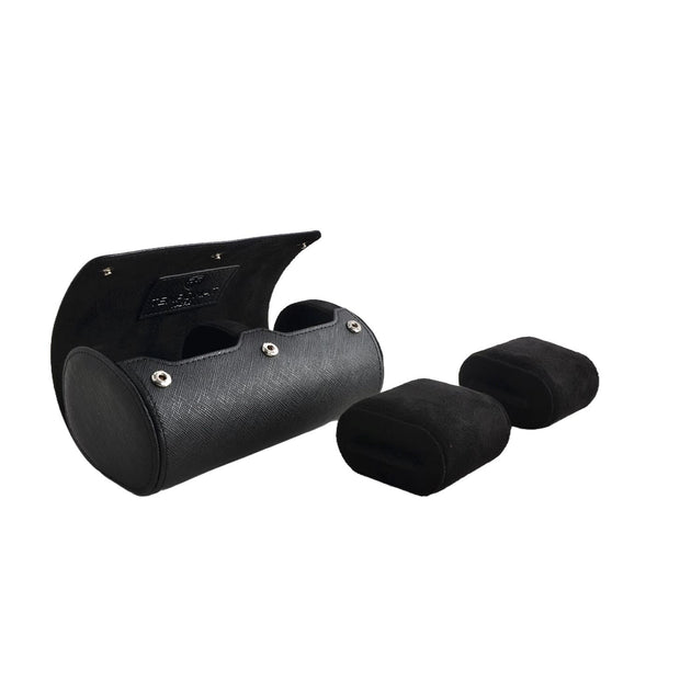 2 piece saffiano leather watch roll