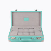 Tempomat Madrid, Tiffany Blue / Sky Blue Saffiano leather watch box for collectors
