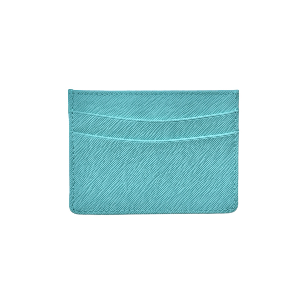 Tarjetero Azul Cielo Saffiano - Tempomat Madrid