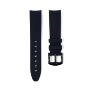 Tempomat Madrid, 21mm Black rubber strap for rolex, 21mm rubber strap for omega