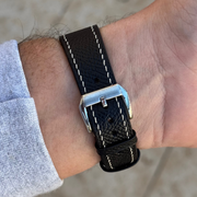 Black Epson Leather Strap