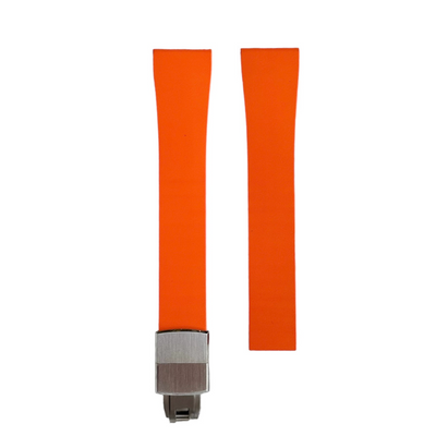 Orange 20mm Universal Rubber Strap