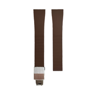 Brown 20mm Universal Rubber Strap