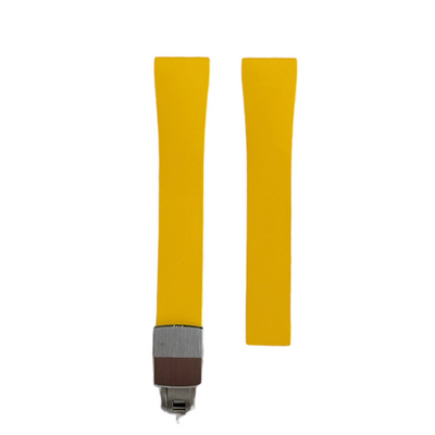 Yellow 20mm Universal Rubber Strap