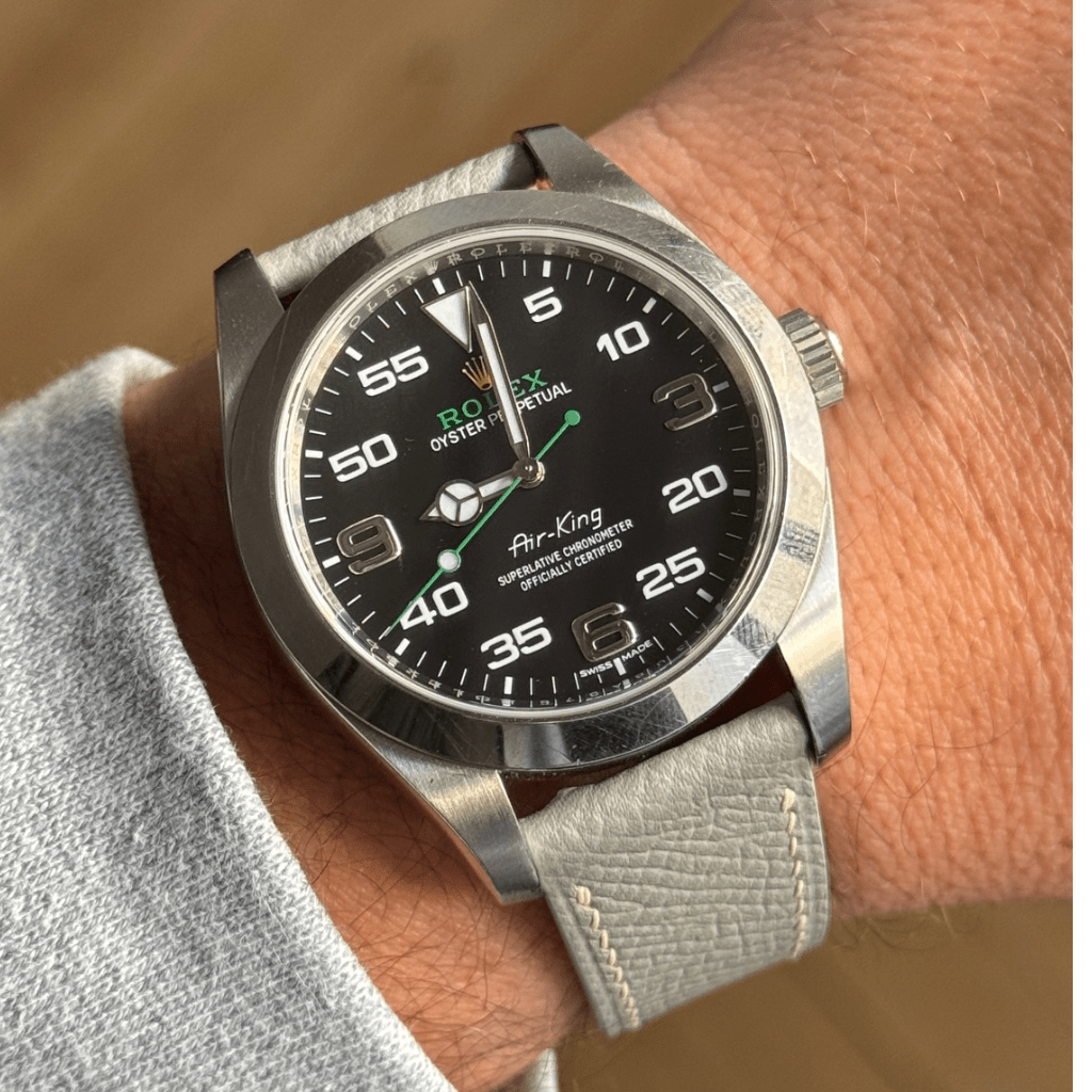 Grey Epson Leather Strap - Tempomat Madrid