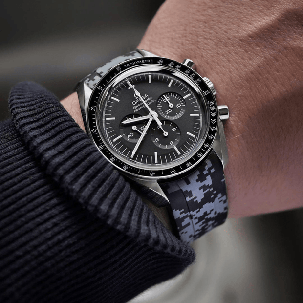 Digital camo Rubber Strap for Rolex and Omega 20mm