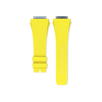 Richard Mille rubber straps, RM11, Yellow FKM Vulcanized rubber