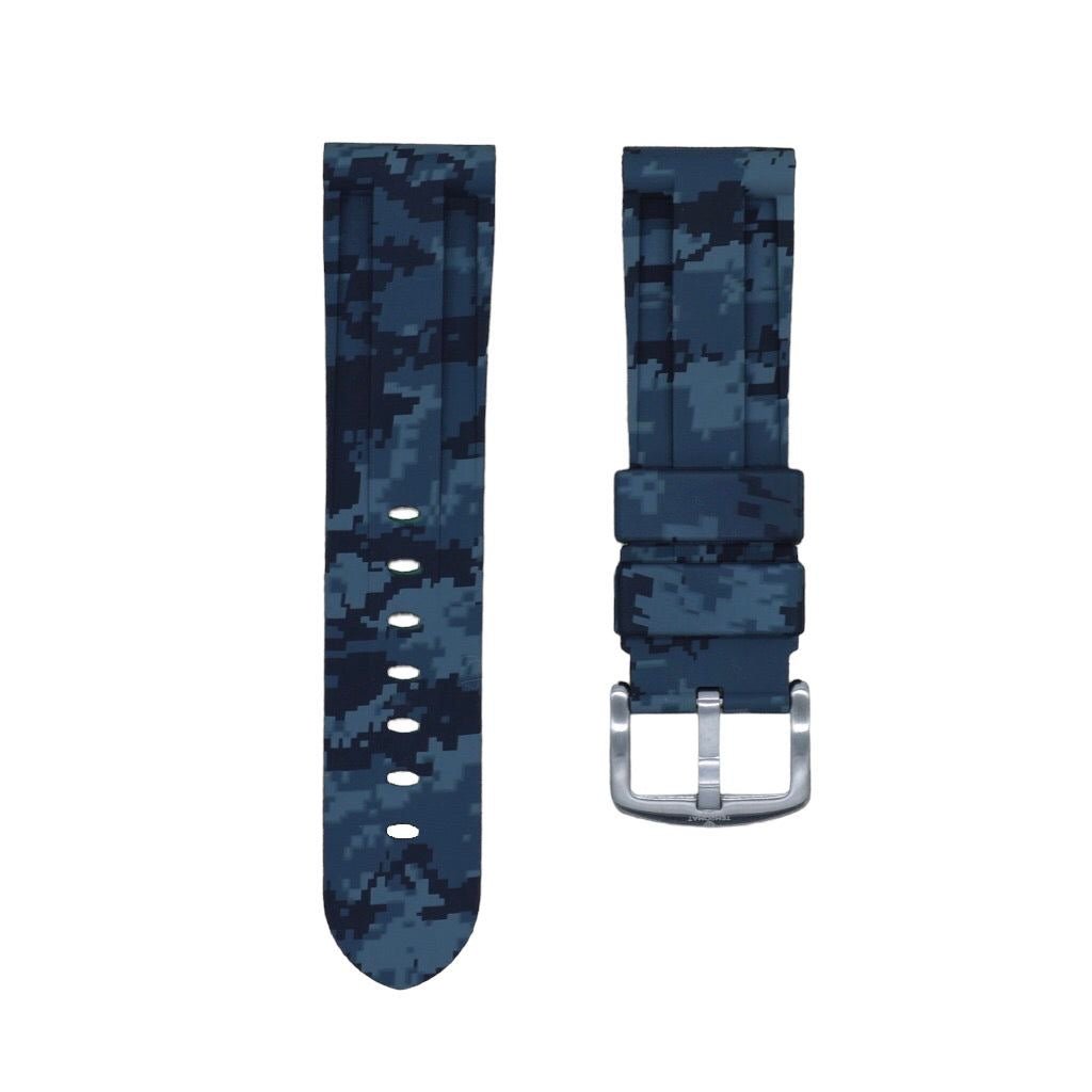 24mm Digital Camo Rubber Strap - Tempomat Madrid