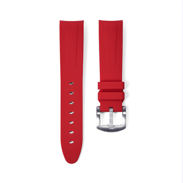 Tempomat Madrid, 20mm Red rubber strap for rolex, 20mm rubber strap for omega