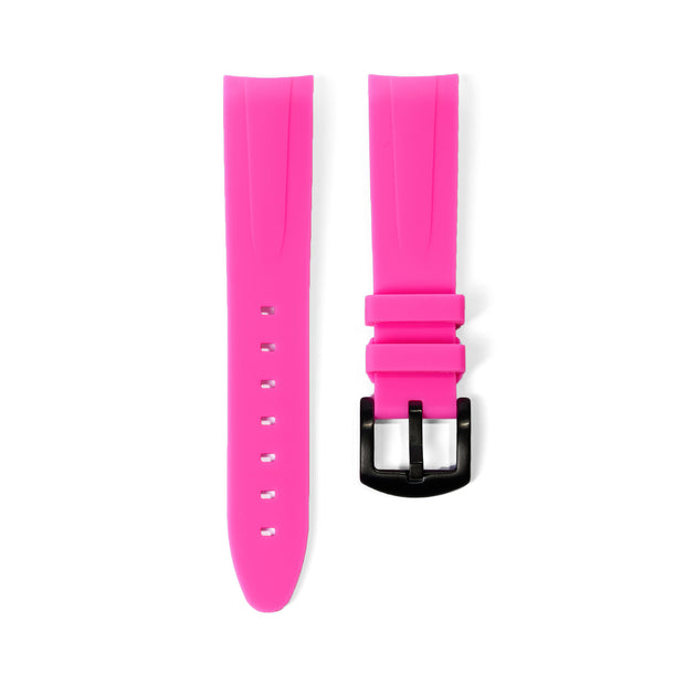 Tempomat Madrid, 20mm Pink rubber strap for rolex, 20mm rubber strap for omega