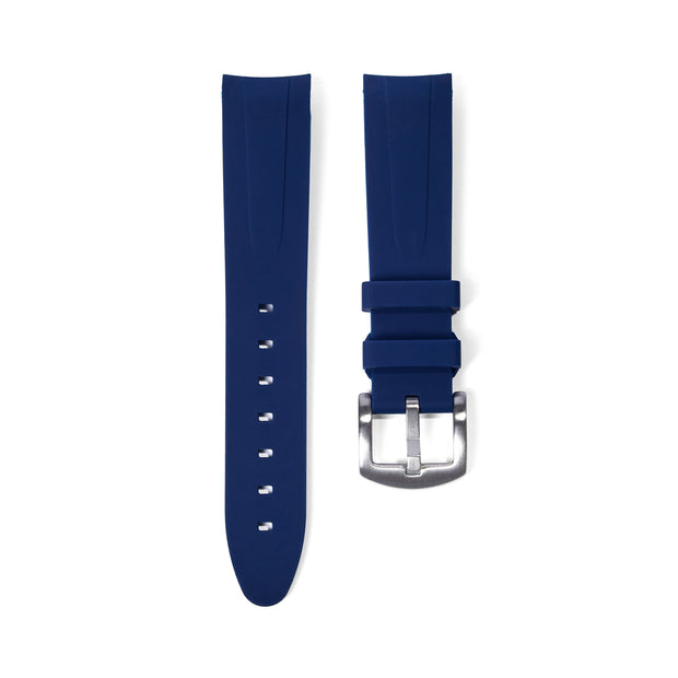 Tempomat Madrid, 20mm Blue rubber strap for rolex, 20mm rubber strap for omega