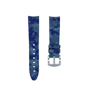 Tempomat Madrid, 20mm Blue Digital rubber strap for rolex, 20mm rubber strap for omega