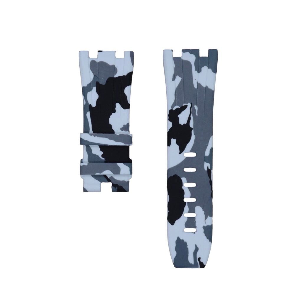 White Camo Rubber Strap for AP 44mm - Tempomat Madrid