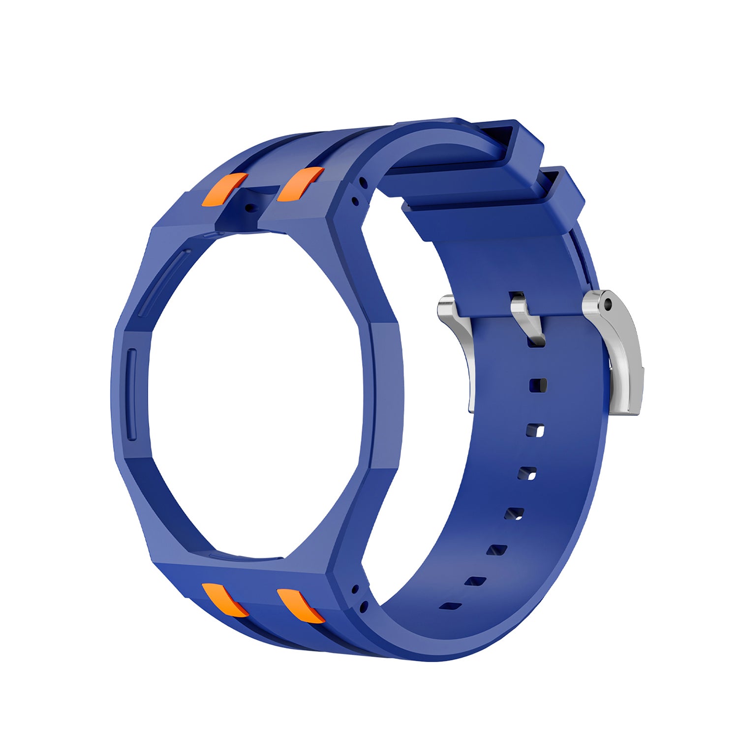 Rubber strap & Case for the Swatch x AP Royal Pop Orenji Hachi