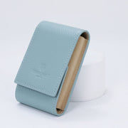 Blue Leather Pouch