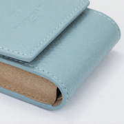 Blue Leather Pouch