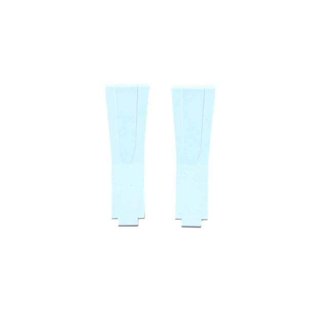 White FKM Rubber Strap for Daytona Oysterlex®