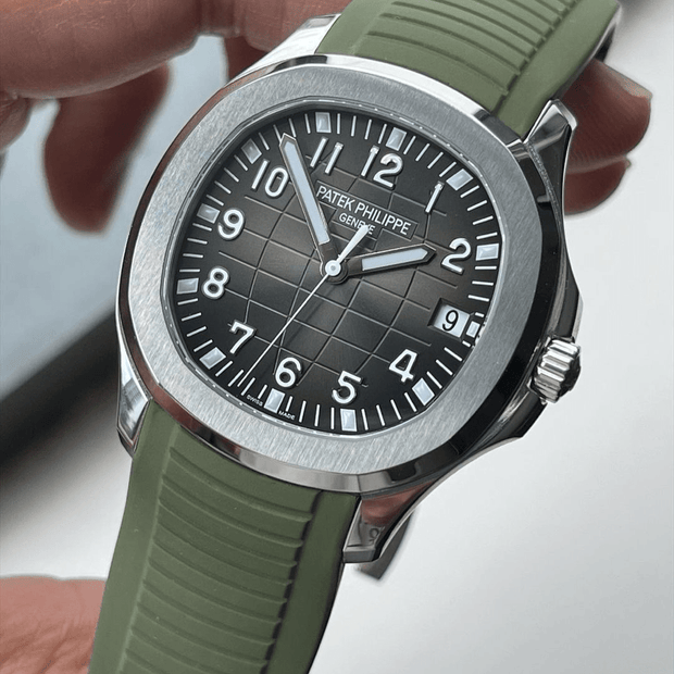 Aquanaut green strap best sale