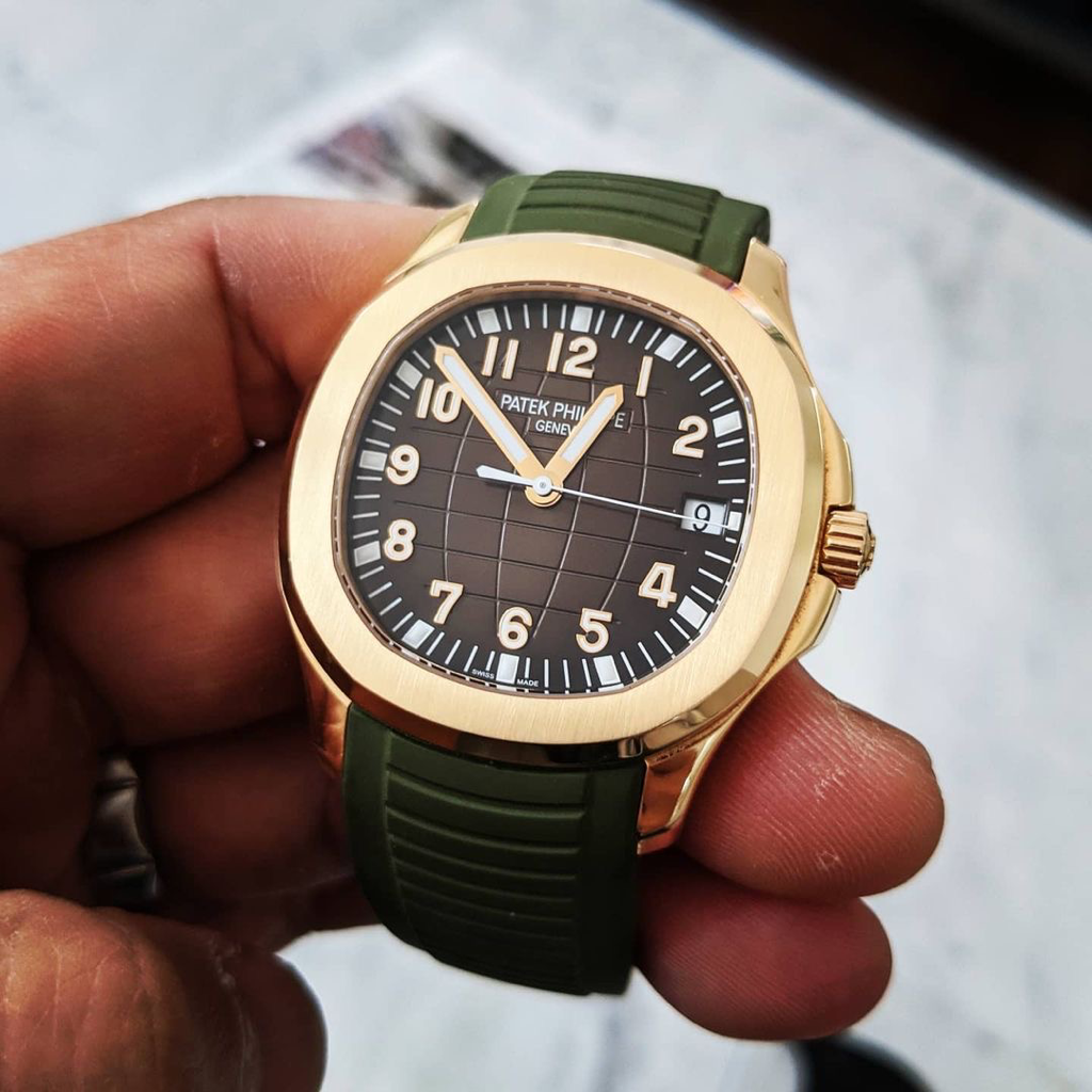 Green strap aquanaut hotsell