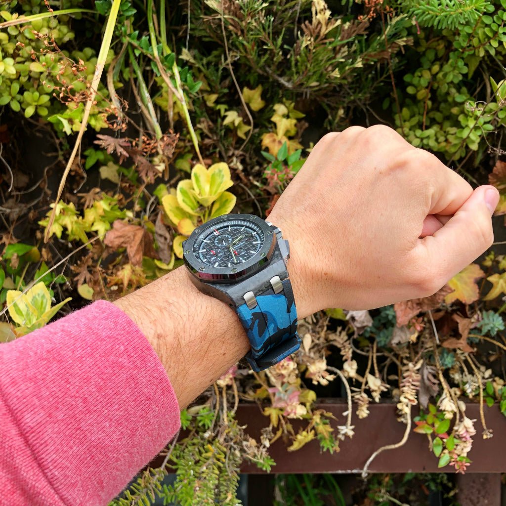 Correa de caucho AP Camo Azul - Tempomat Madrid