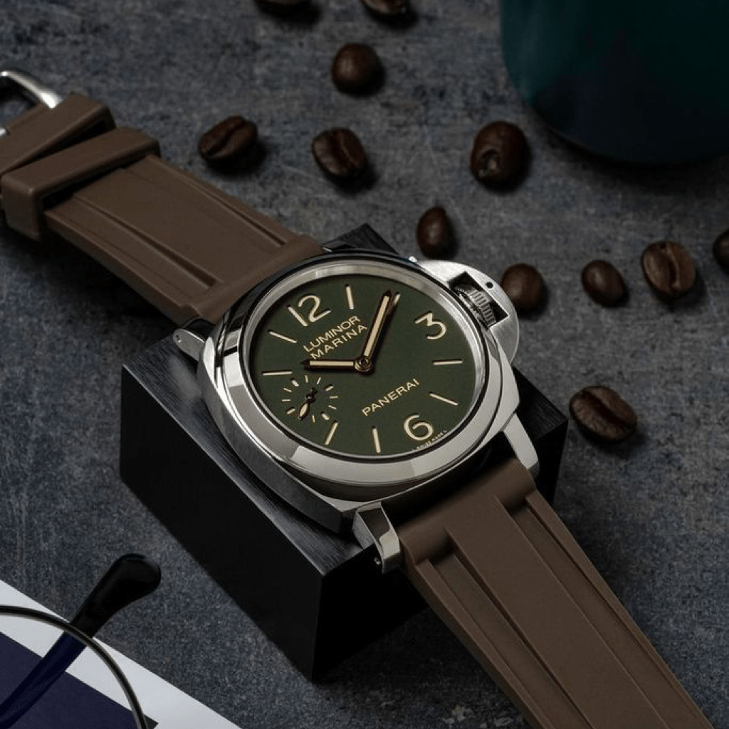 Correa de caucho marrón de 24 mm - Tempomat Madrid