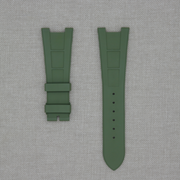 Tempomat Madrid  affordable luxury watch accessories, green khaki FKM vulcanized rubber straps for patek philippe nautilus