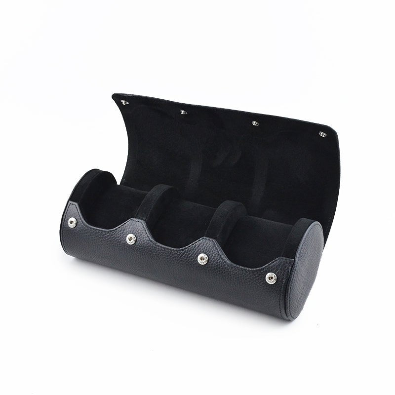 Estuches de reloj de piel natural negro - Tempomat Madrid