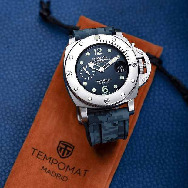 Digital Camouflage Rubber Strap for Panerai Seiko universal fit 24mm