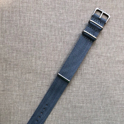 Tempomat Madrid, Grey Nato Strap for Rolex & Omega, 20mm universal fit