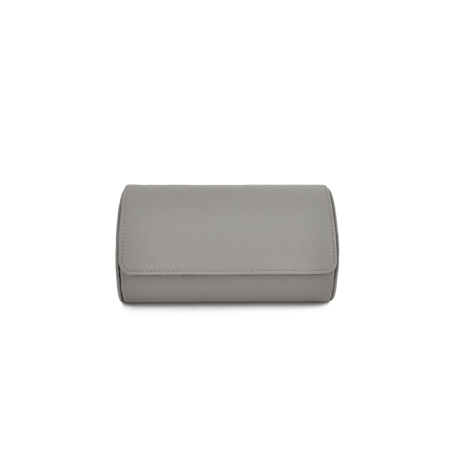 Estuche Reloj Doble Piel Saffiano Gris - Tempomat Madrid