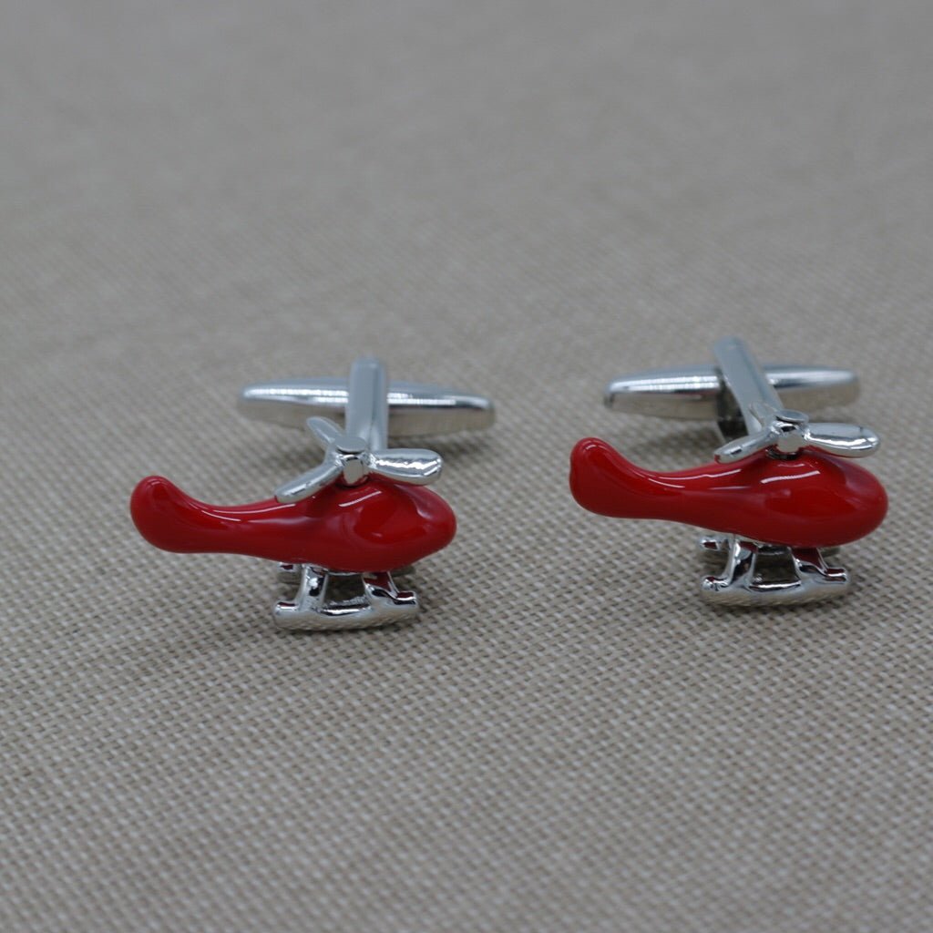 Helicopter Cufflinks - Tempomat Madrid