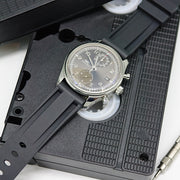 Tempomat Madrid  affordable luxury watch accessories, 22mm universal black rubber strap for tag heuer, tudor, omega