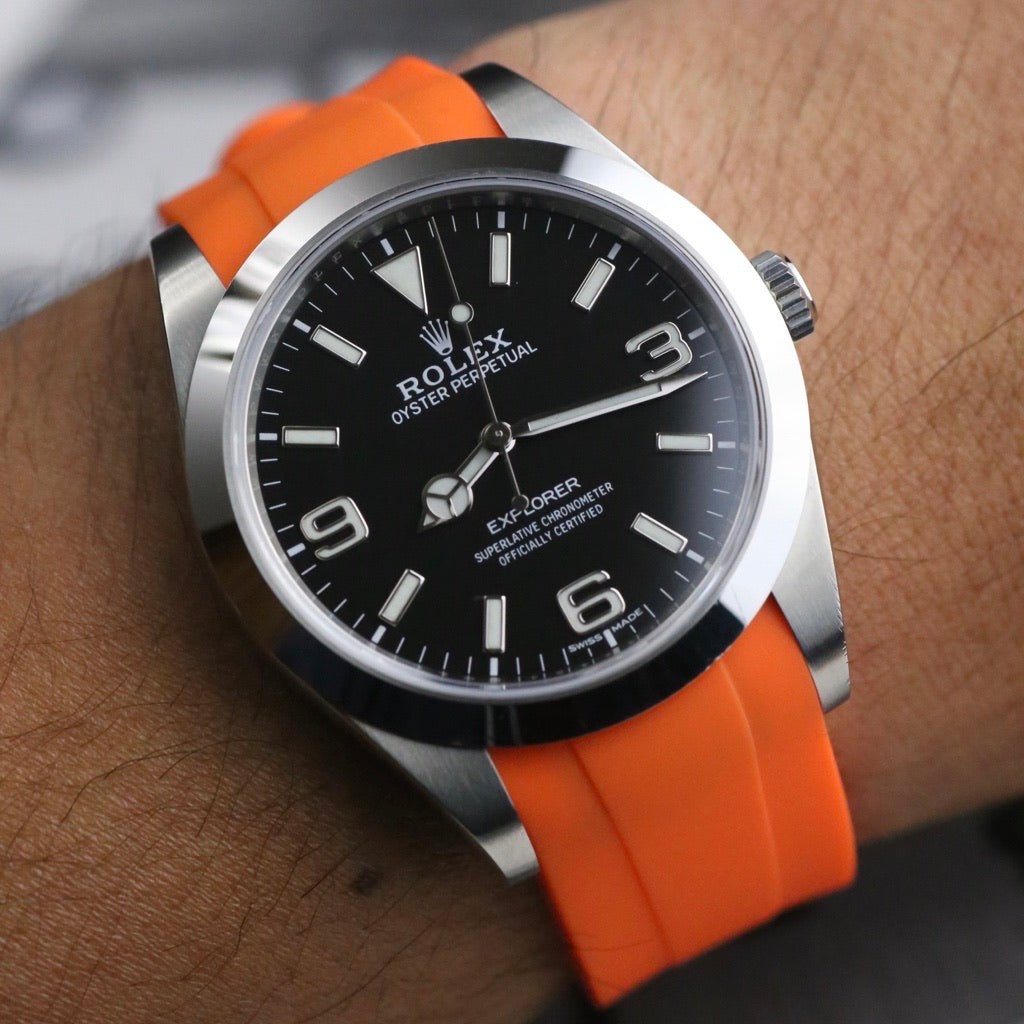 Correa de Caucho Curvada Naranja 20mm - Tempomat Madrid