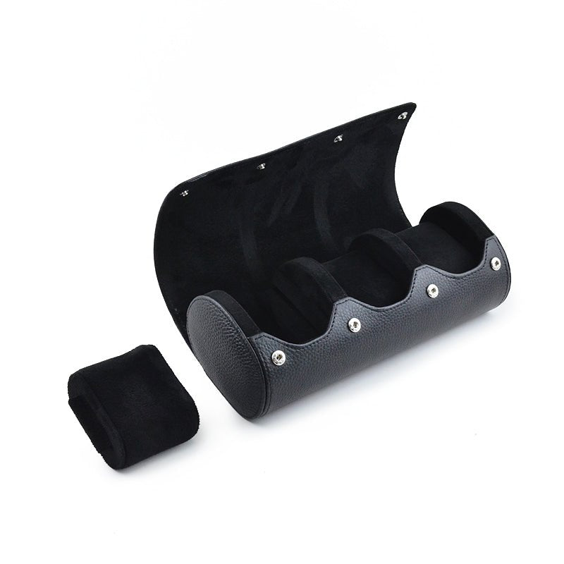 Estuches de reloj de piel natural negro - Tempomat Madrid