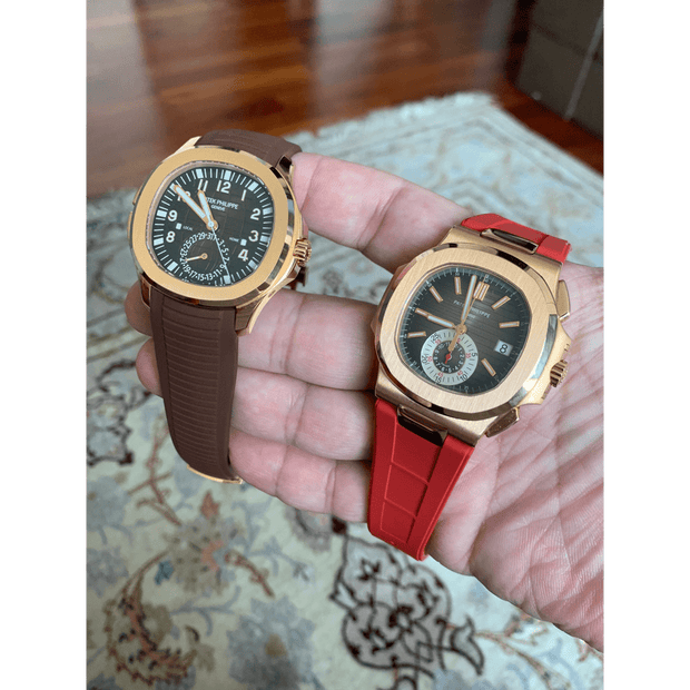 Patek with rubber strap online
