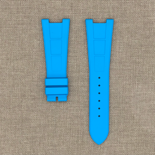 Tempomat Madrid  affordable luxury watch accessories, blue miami FKM vulcanized rubber straps for patek philippe nautilus