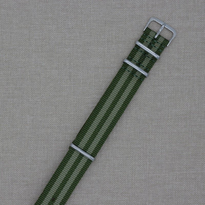 Tempomat Madrid, Military green Nato Strap for Rolex & Omega, 20mm universal fit
