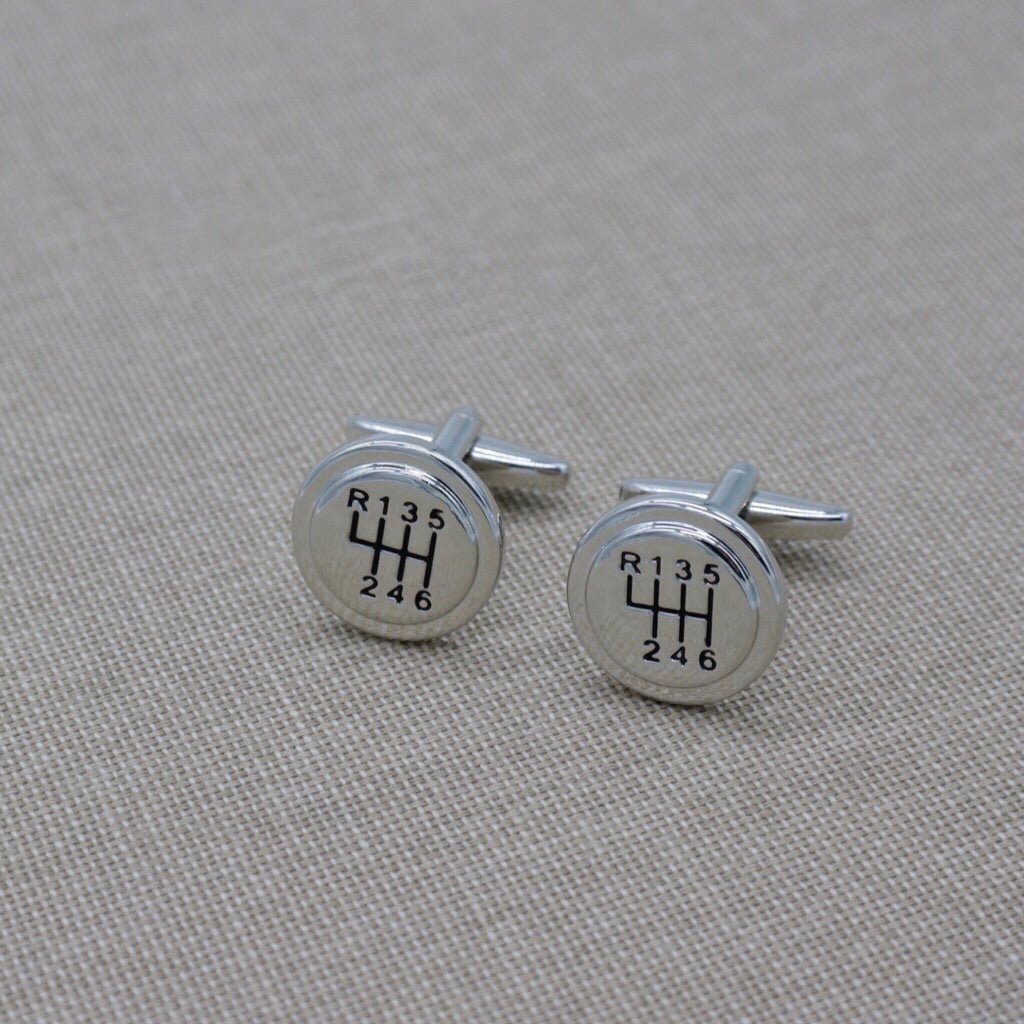 Car Gear Cufflinks - Tempomat Madrid