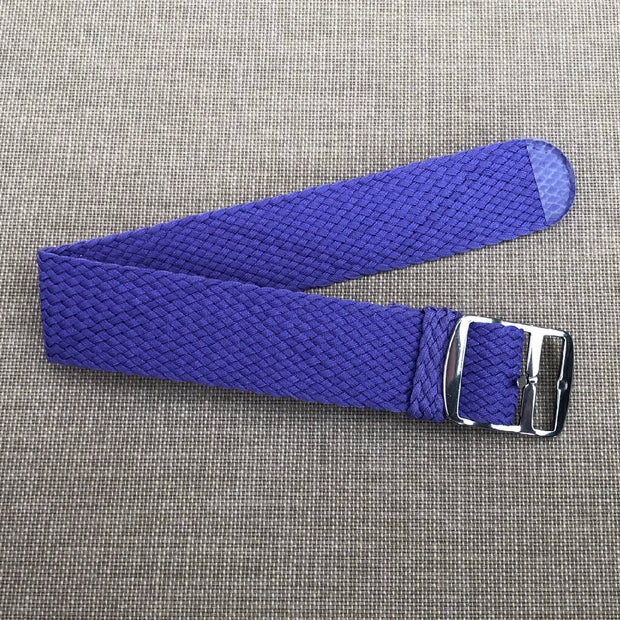 Tempomat Madrid, Purple Perlon Strap for Rolex & Omega, 20mm universal fit
