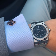 Tempomat Madrid  affordable luxury watch accessories, formal cufflinks for watch enthusiasts, calatrava cross cufflinks