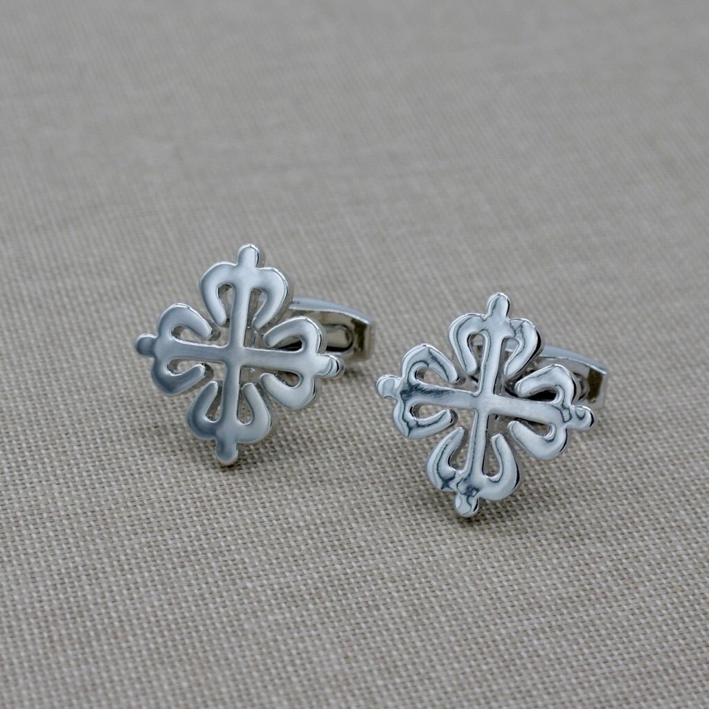 Calatrava Silver Cufflinks - Tempomat Madrid
