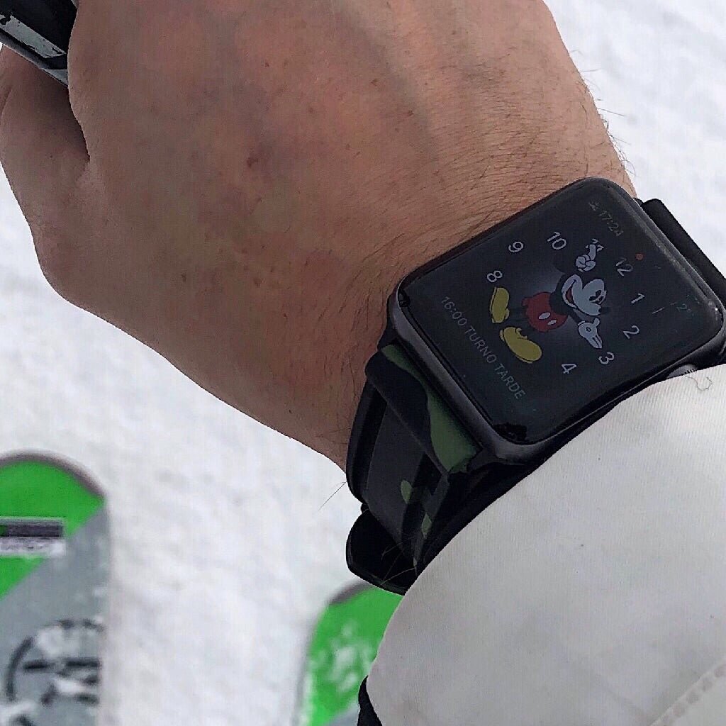 Green Camo Rubber Strap - iwatch - Tempomat Madrid