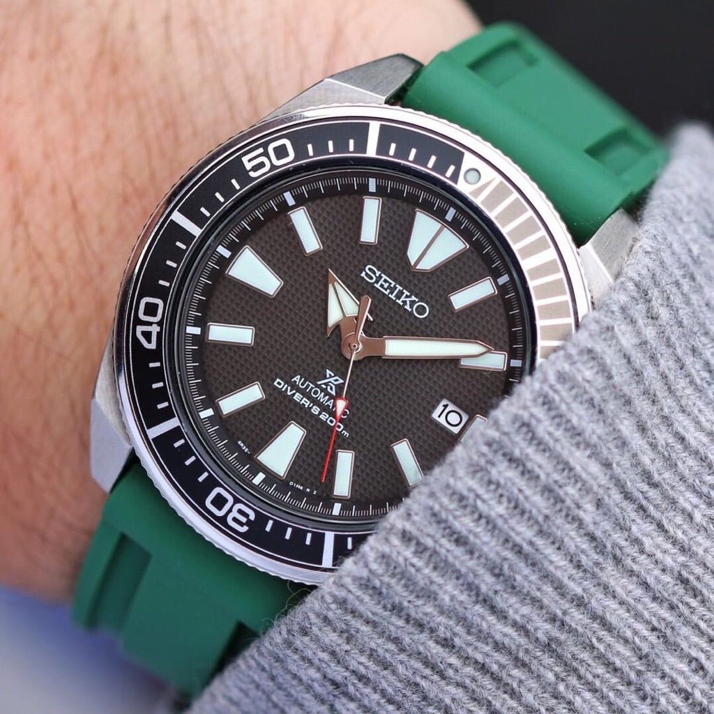 Correa de caucho 22mm Verde Oliva  - Tempomat Madrid