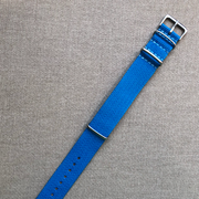 Tempomat Madrid, Electric Blue Nato Strap for Rolex & Omega, 20mm universal fit