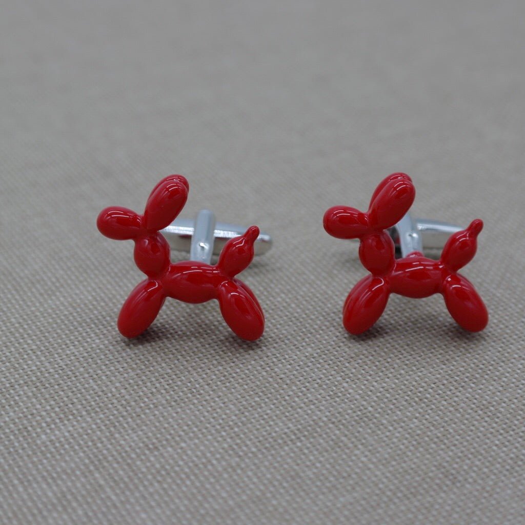 Red Balloon dog Cufflinks - Tempomat Madrid